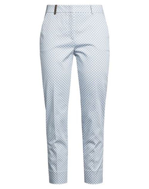 Icon 4718 Woman Pants Sky blue Size 6 Cotton, Elastane
