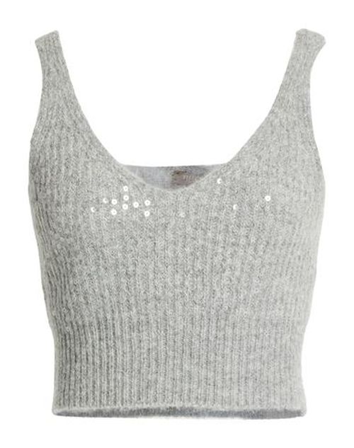 Woman Top Light grey Size 10 Alpaca wool, Nylon, Virgin Wool