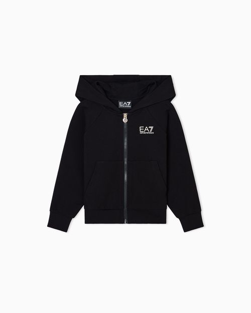 Core Identity Girl stretch-cotton hooded sweatshirt