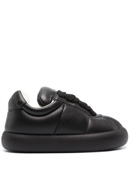 BigFoot 2.0 padded leather sneakers - Black