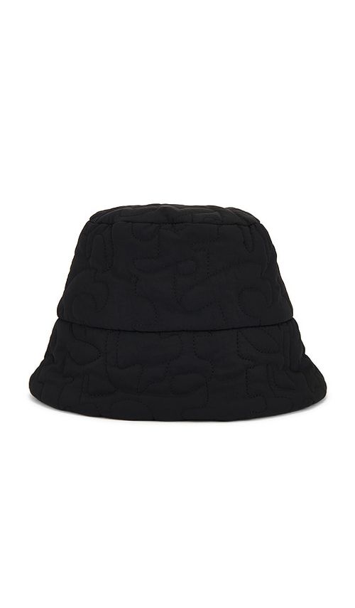 Lack of Color Coast Puffer Bucket Hat in Black.  S-M. Also in