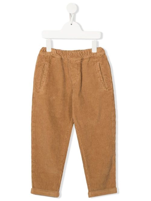 Turn-up corduroy trousers - Neutrals