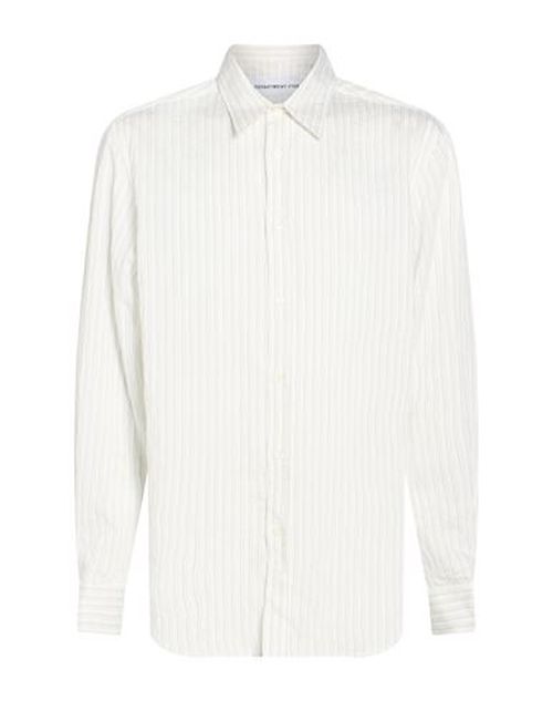 Man Shirt White Size 16 Modal, Polyamide, Polyester