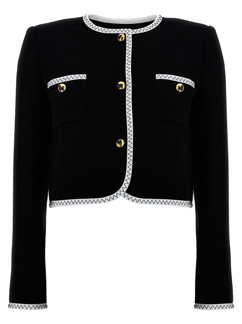Crepe Short Jacket