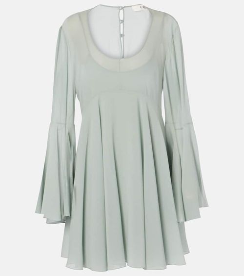 Chloé Silk chiffon minidress