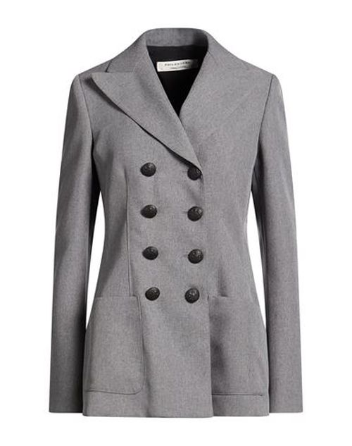 Woman Blazer Grey Size 6 Polyester
