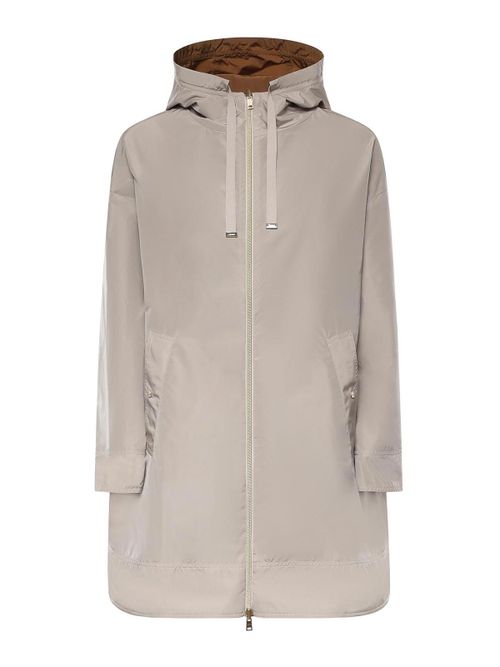 New techno taffeta parka