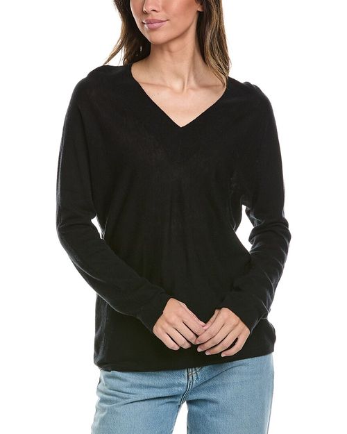 Double V-Neck Pullover