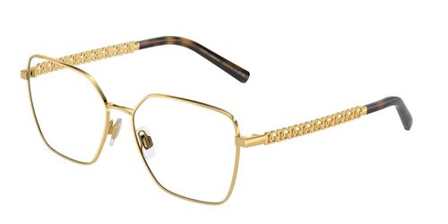 Dolce & Gabbana DG1351 02 Women's Eyeglasses Gold Size 56 - Blue Light Block Available