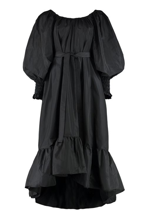 Ruffled Off-the-shoulder Dress