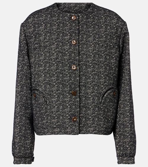 Blazé Milano Antalya mélange cotton-blend jacket