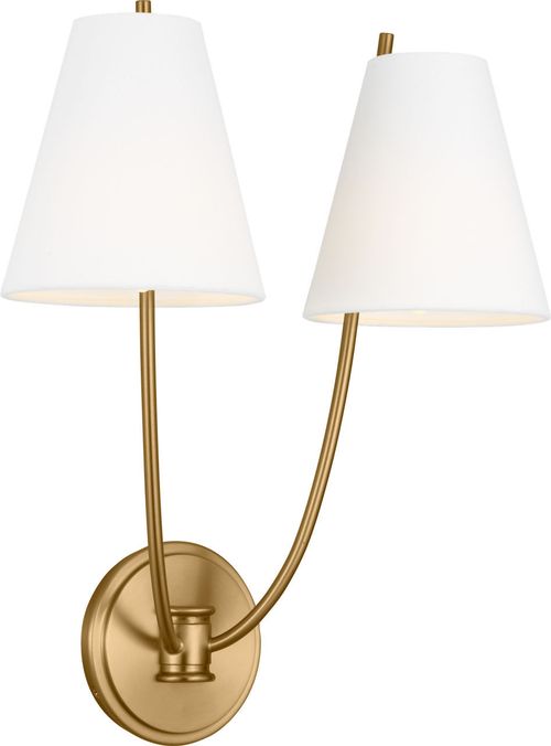 Burnished Brass Wall Sconce from the Marina Collection