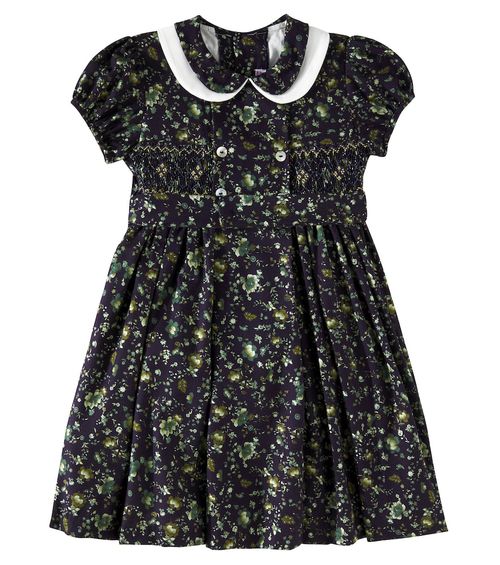 Arcadia floral smocked cotton dress