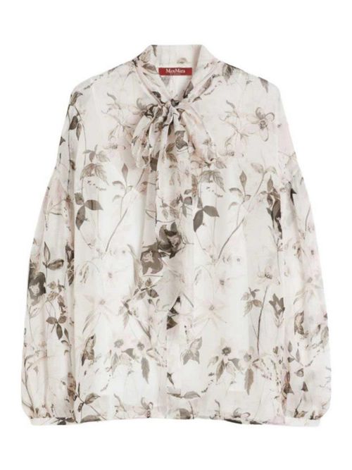 White Silk Blouse