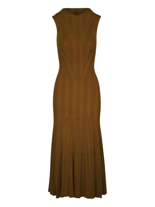 Adam Lippes sleeveless dress - Brown