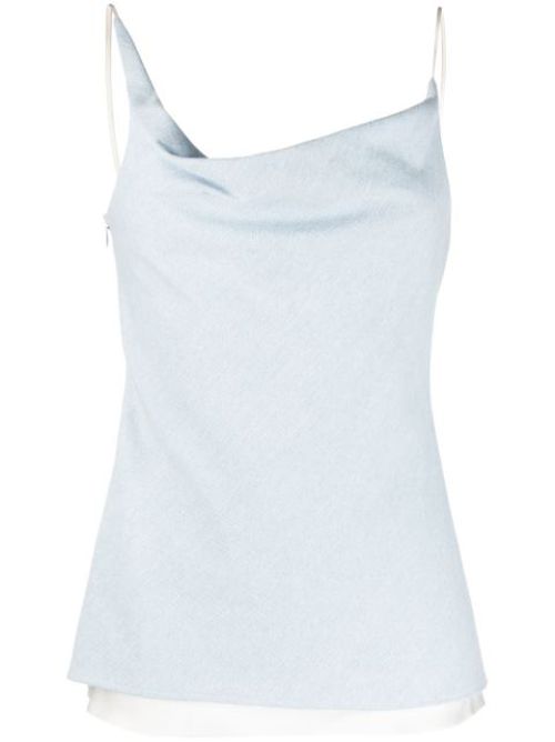 Amira washed denim cami