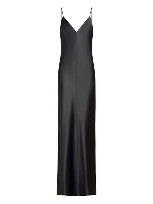 Satin slip dress - Grey