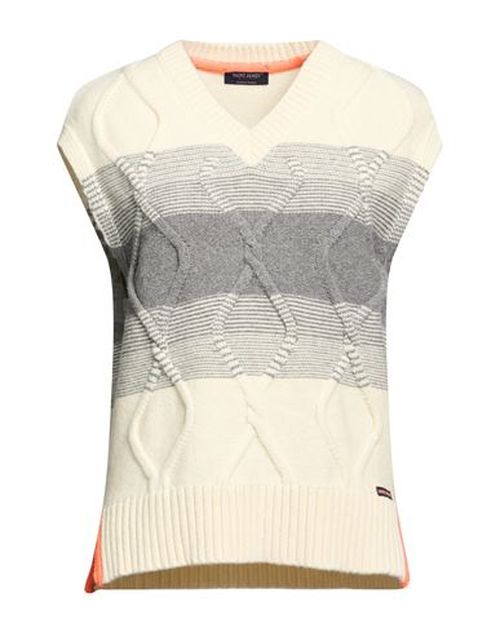 Woman Sweater Cream Size 10 Wool