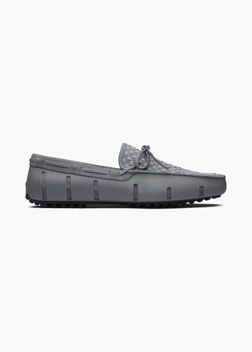 Men's Woven Driver Loafer In Grey