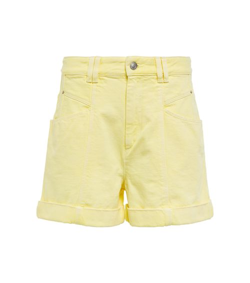Vetanio high-rise denim shorts
