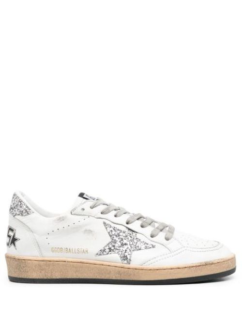 Ball Star glitter-embellished sneakers