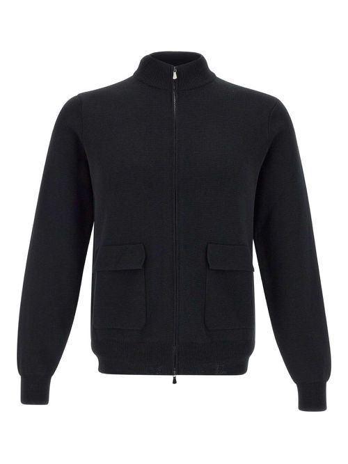Zip-up cardigan - Black