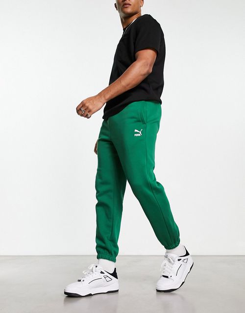 Classics logo sweatpants in forest green