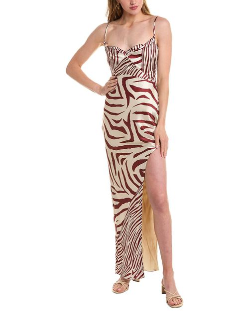 Ariah Cowl Draped Midi Dress