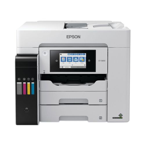 EcoTank Pro ET-5850 All-in-One Supertank Printer, Copy/Fax/Print/Scan