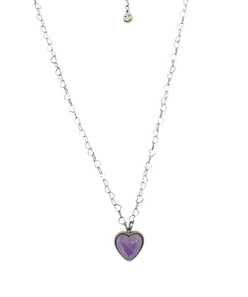 Blossom Love Heart Chain Surgical Steel Necklace 