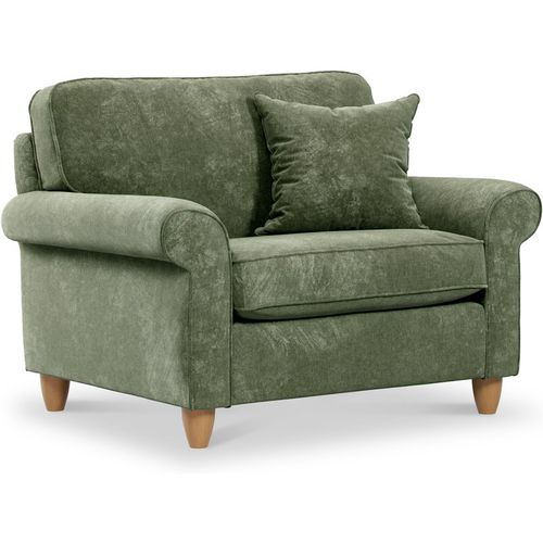 Ashbury Chenille Snuggle Armchair Chair | 6 Colours | Roseland