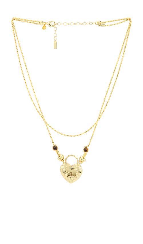 Petit moments Keepsake Necklace in Metallic Gold