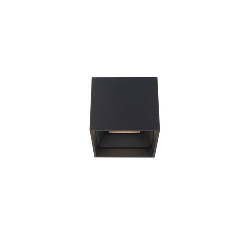 Black LED Outdoor Flush Mount from the Downtown Collection