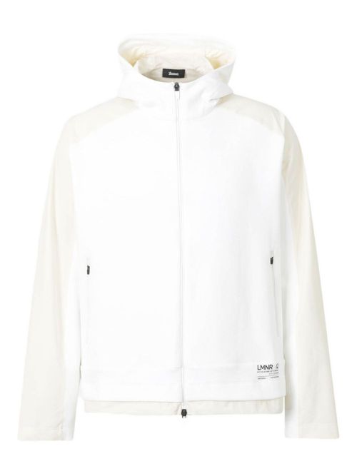 Laminar zip-up hoodie - White