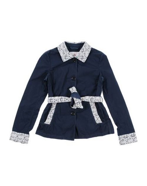 Kid Girl Jacket Midnight blue Size 12 Polyamide, Cotton