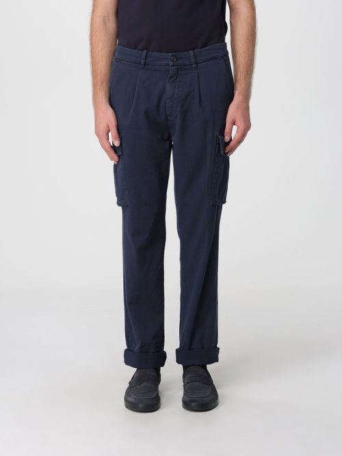Pants Men color Blue