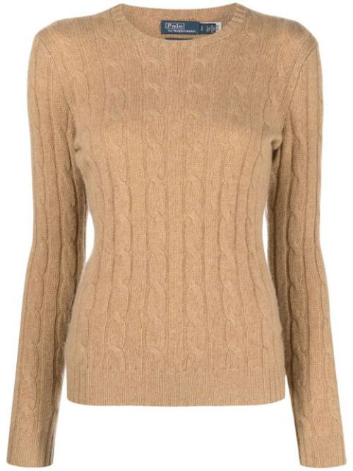 Cable-knit cashmere jumper
