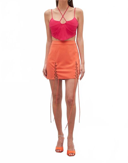 Narla Crop Top In Azalea