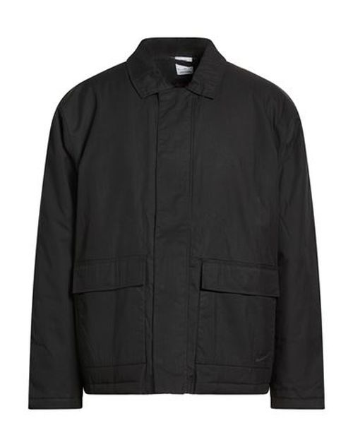 Man Jacket Black Size M Cotton, Nylon