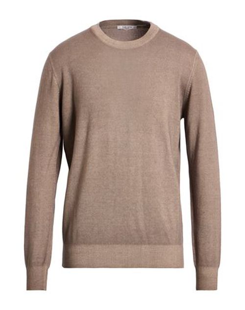 Man Sweater Light brown Size 36 Cashmere