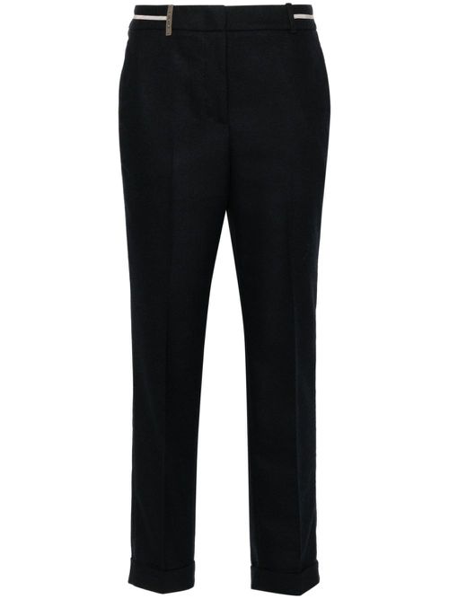 Punto Luce-trim trousers - Blue