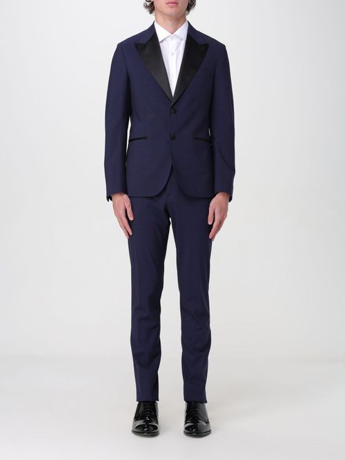 Suit Men color Blue