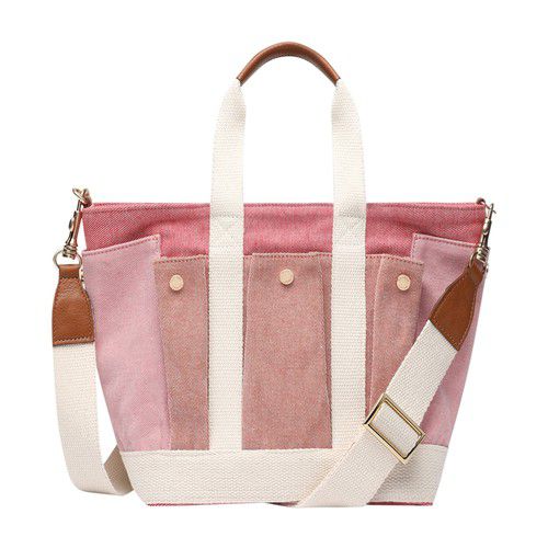 Multi-Pocket cabas tote