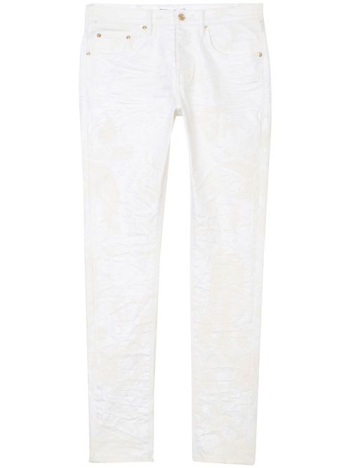 P001 low-rise skinny jeans - White