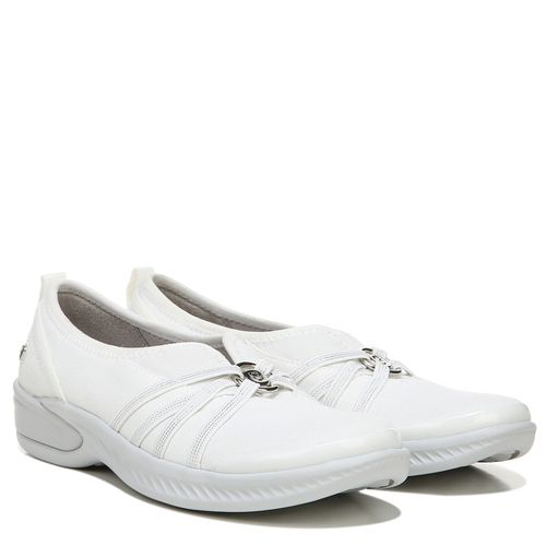 Women's Niche Slip On Shoes (Bright White Fabric)