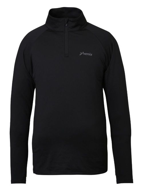 PHENIX logo-print top - Black