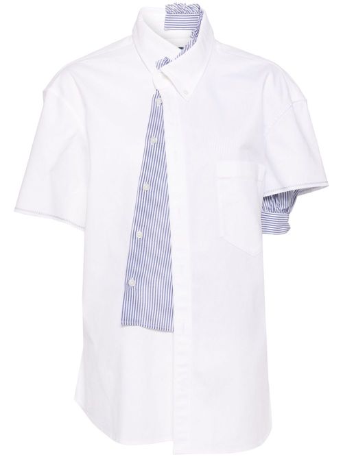 Button-down collar shirt - White