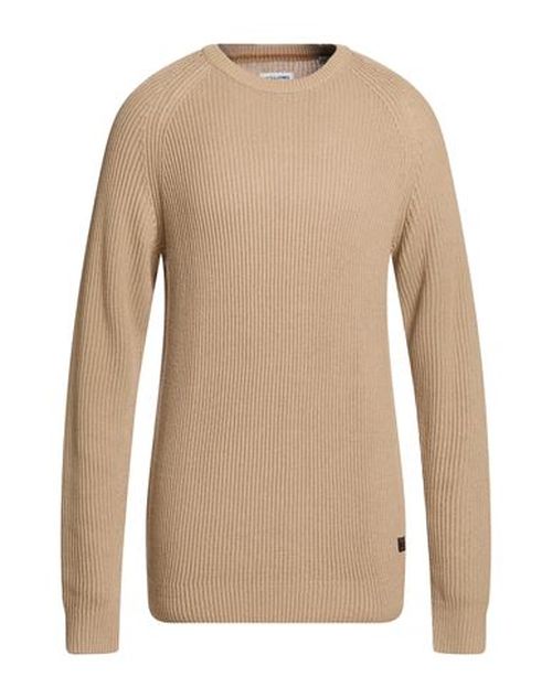 Man Sweater Beige Size XL Acrylic, Cotton