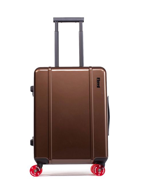 Brown Core 4-Wheel Cabin Case - Men's - Polycarbonite