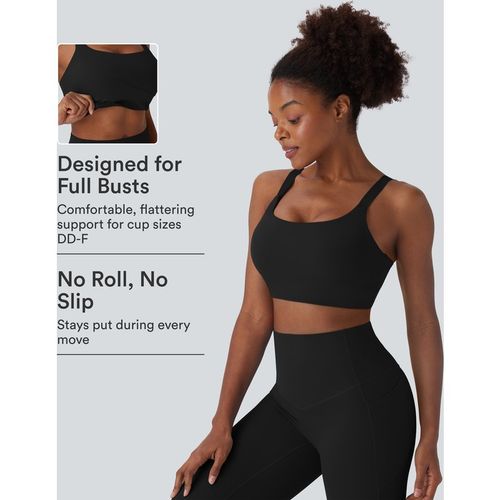 Halara Halara UltraSculpt™ Medium Support Training Sports Bra DD-F Cups - Black
